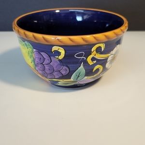 Tabletop Unlimited Villa Bellagio 4.5 inch Bowl  Hand Painted Decorative